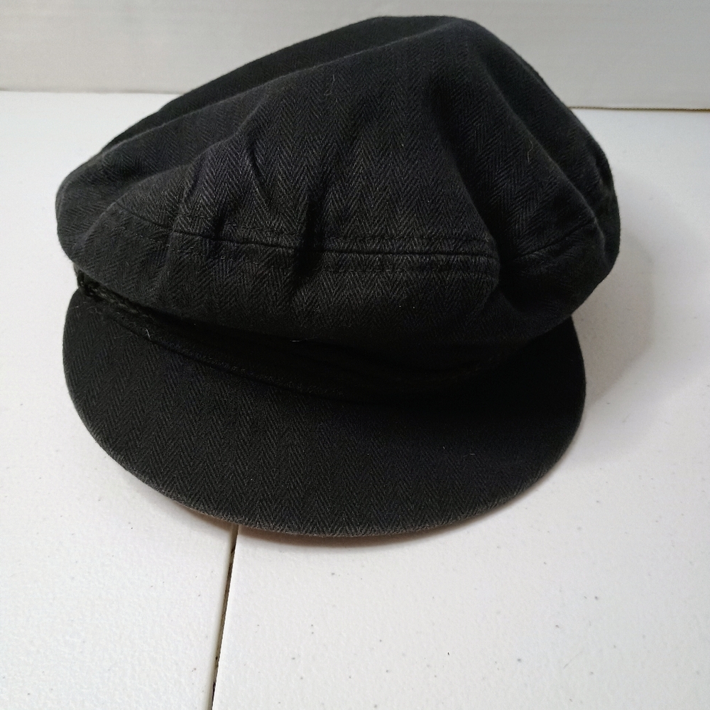 BRIXTON Drivers Newsies Rope Cap Black Size XS